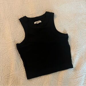 Madewell Black Crop Tank